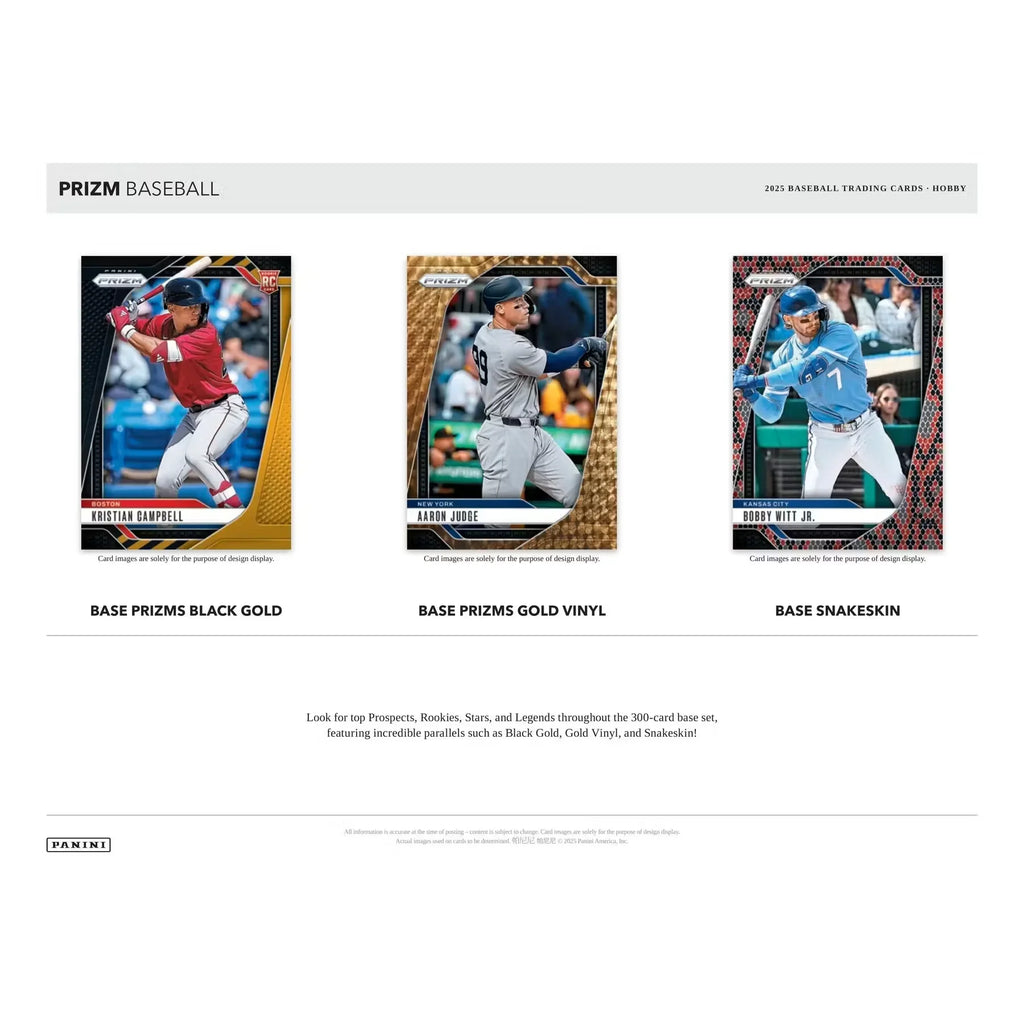 2025 Panini Prizm Baseball Hobby Box (Ships Sealed Only) - D