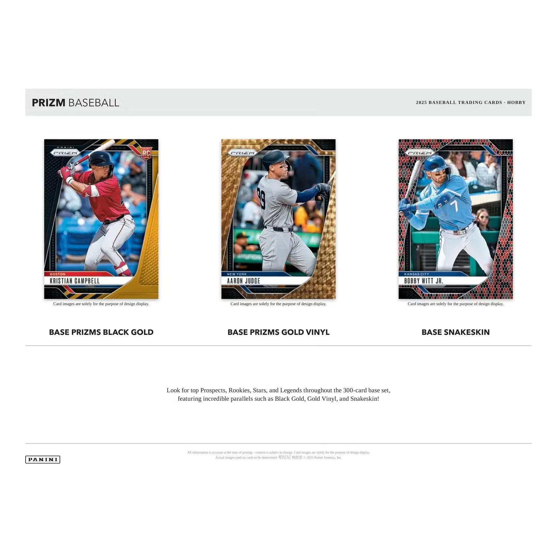 2025 Panini Prizm Baseball Hobby Box (Ships Sealed Only) - D
