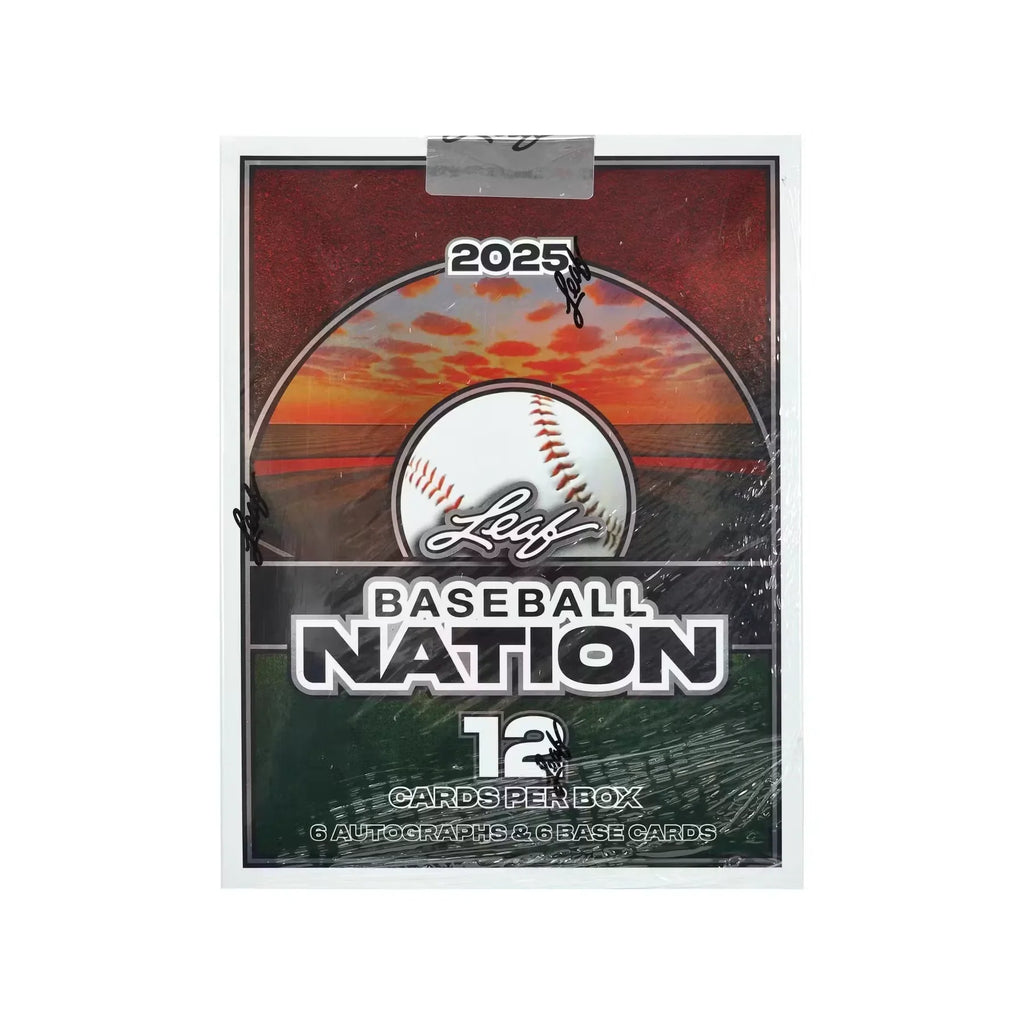 2025 Leaf Baseball Nation Hobby Box | 6 Autographs Per Box (Ships Sealed Only)