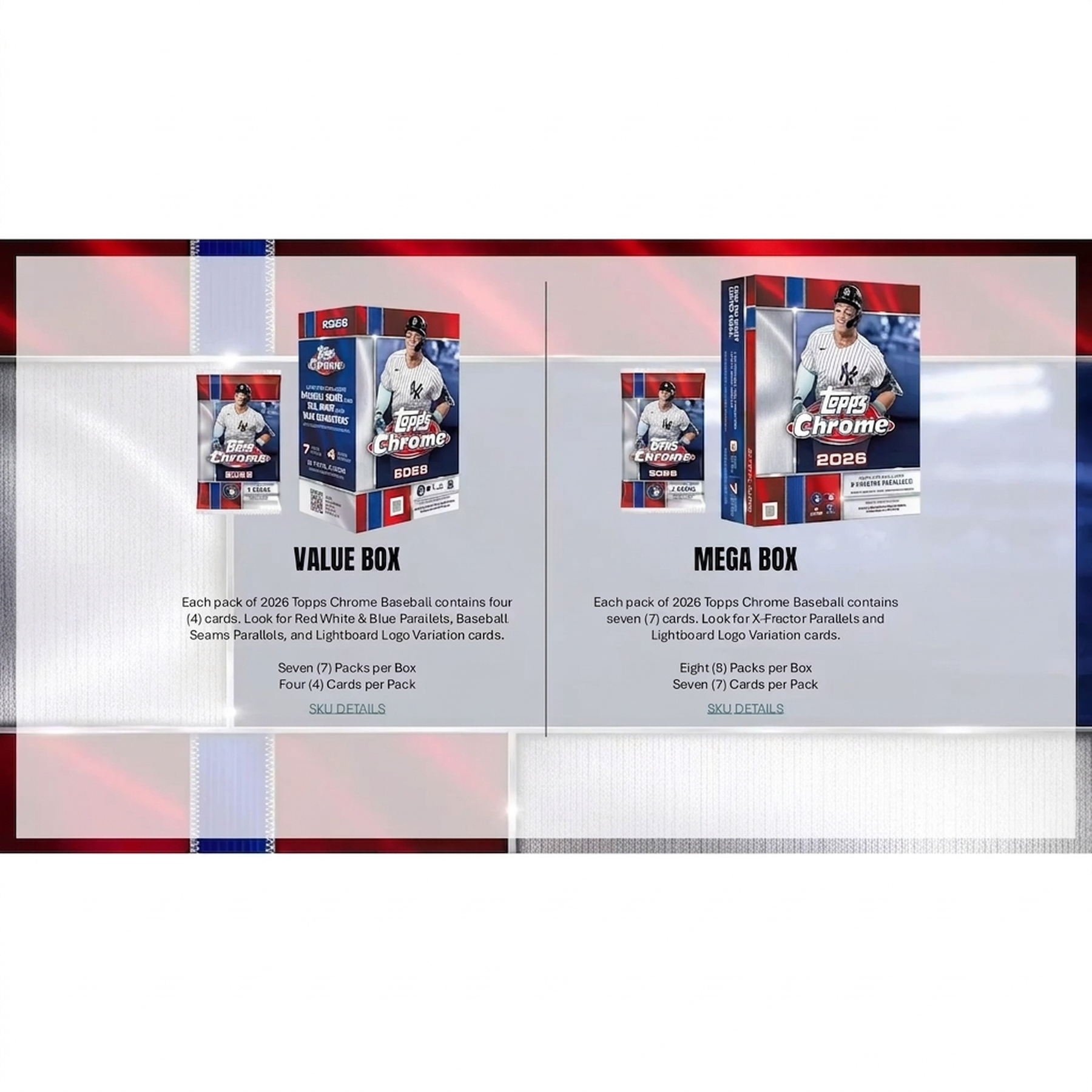 2026 Topps Chrome Baseball Delight Box | Presell (Ships Sealed Only)