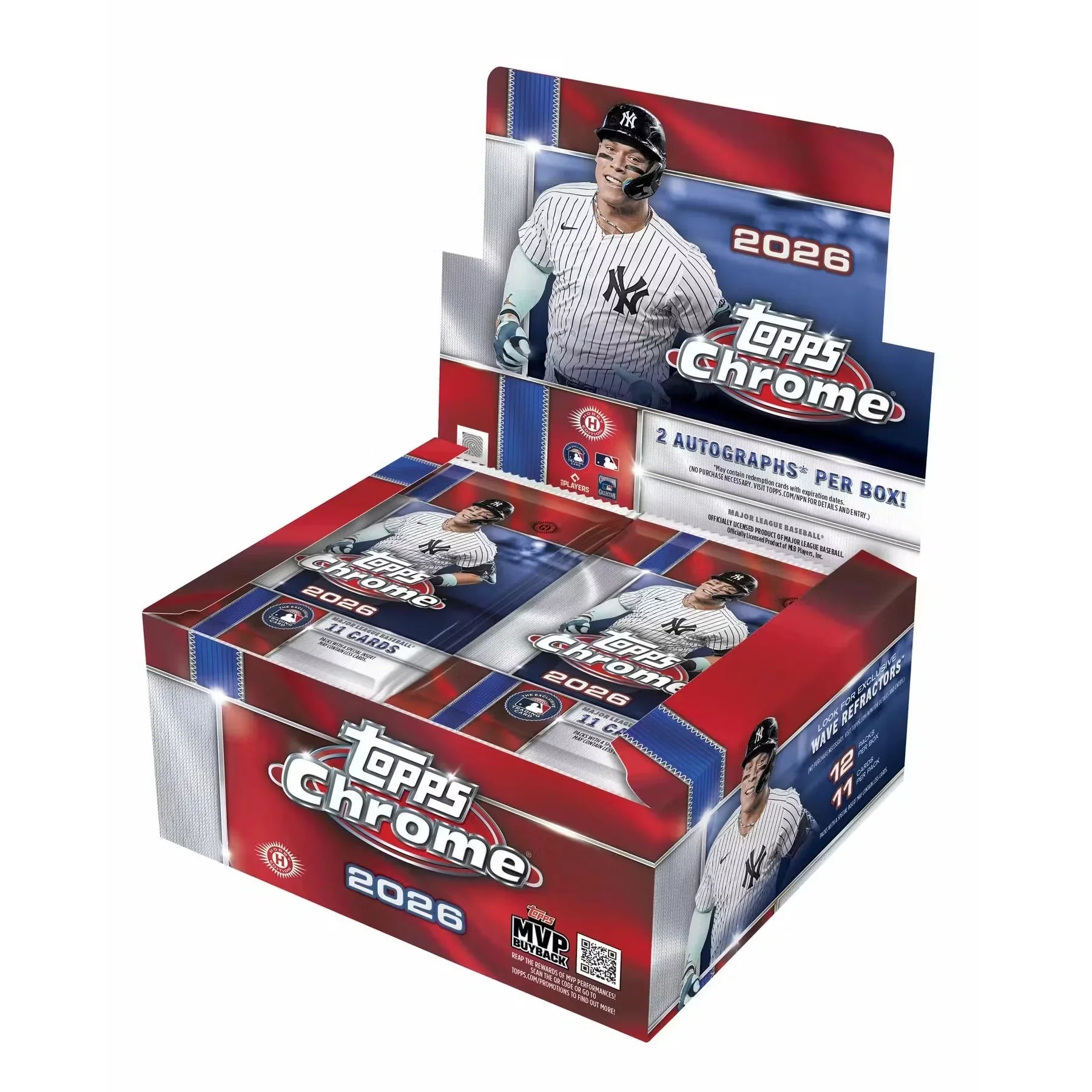2026 Topps Chrome Baseball Hobby Jumbo Box | Presell (Ships Sealed Only)