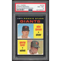 1971 Topps #276 George Foster/Mike Davison Rookie Card | PSA 8