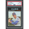 Glenn Beckert 1971 Topps #390 Baseball Card | PSA 8