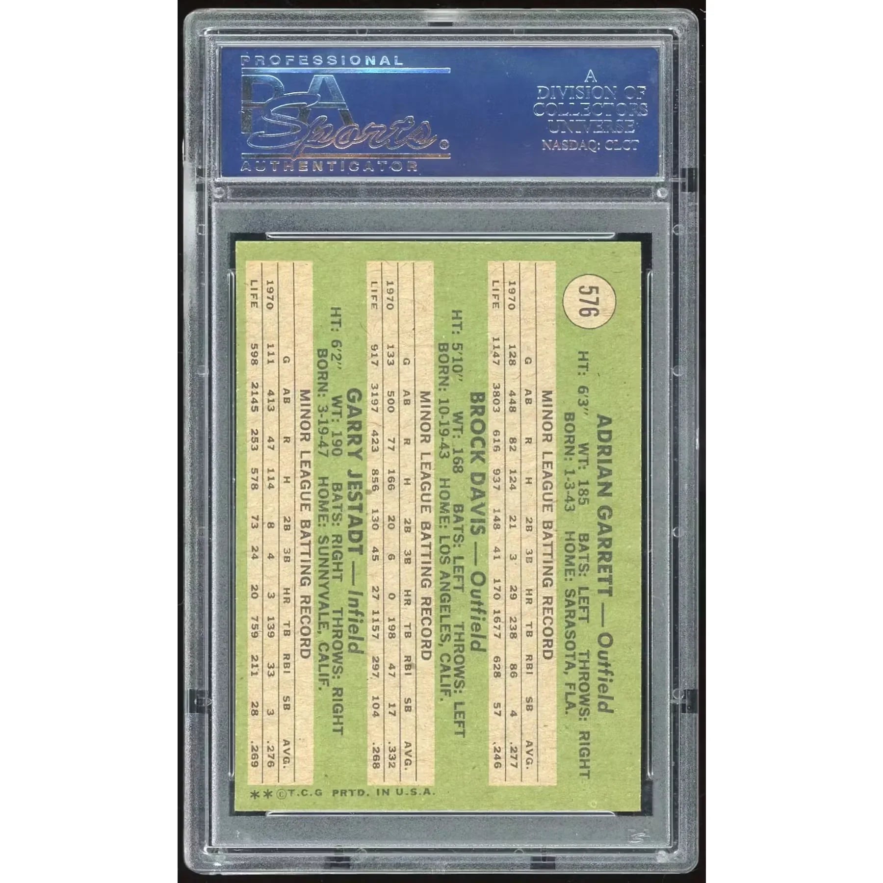 1971 Topps #576 Cubs Rookies Card | PSA 8