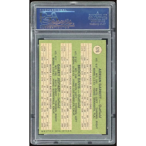 1971 Topps #576 Cubs Rookies Card | PSA 8