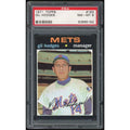 Gil Hodges 1971 Topps #183 Baseball Card | PSA 8