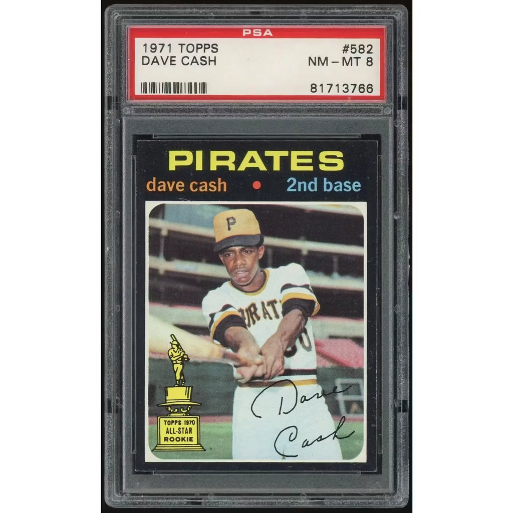 Dave Cash 1971 Topps #582 | PSA 8