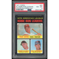 1971 Topps #65 AL Home Run Leaders Card | PSA 8 1952
