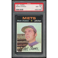 Dean Chance 1971 Topps #36 Baseball Card | PSA 8