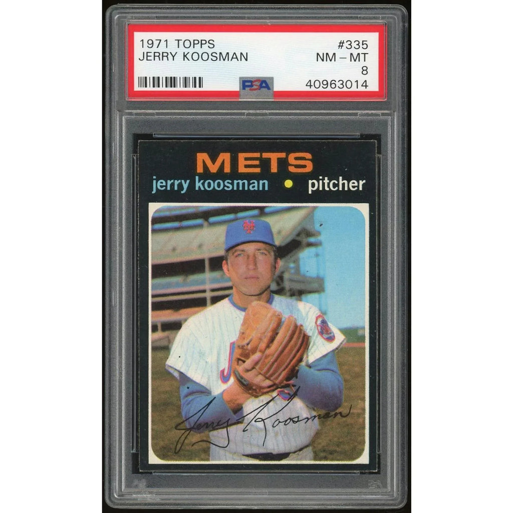 Jerry Koosman 1971 Topps #335 Baseball Card | PSA 8