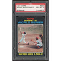 1971 Topps #328 World Series Game 2 | PSA 8