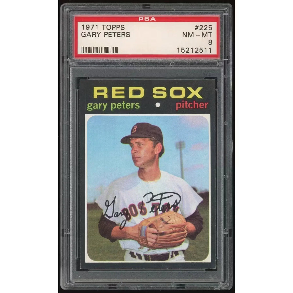 Gary Peters 1971 Topps #225 Baseball Card | PSA 8