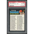1971 Topps #499 Checklist 524-643 | PSA 8