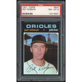 Pat Dobson 1971 Topps #547 Baseball Card | PSA 8