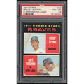 1971 Topps #52 Oscar Brown/Earl Williams Rookie Card | PSA 8