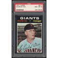 Charlie Fox 1971 Topps #517 Baseball Card | PSA 8