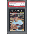 1971 Topps #412 Jerry Johnson Baseball Card | PSA 8