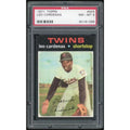 1971 Topps #405 Leo Cardenas Baseball Card | PSA 8