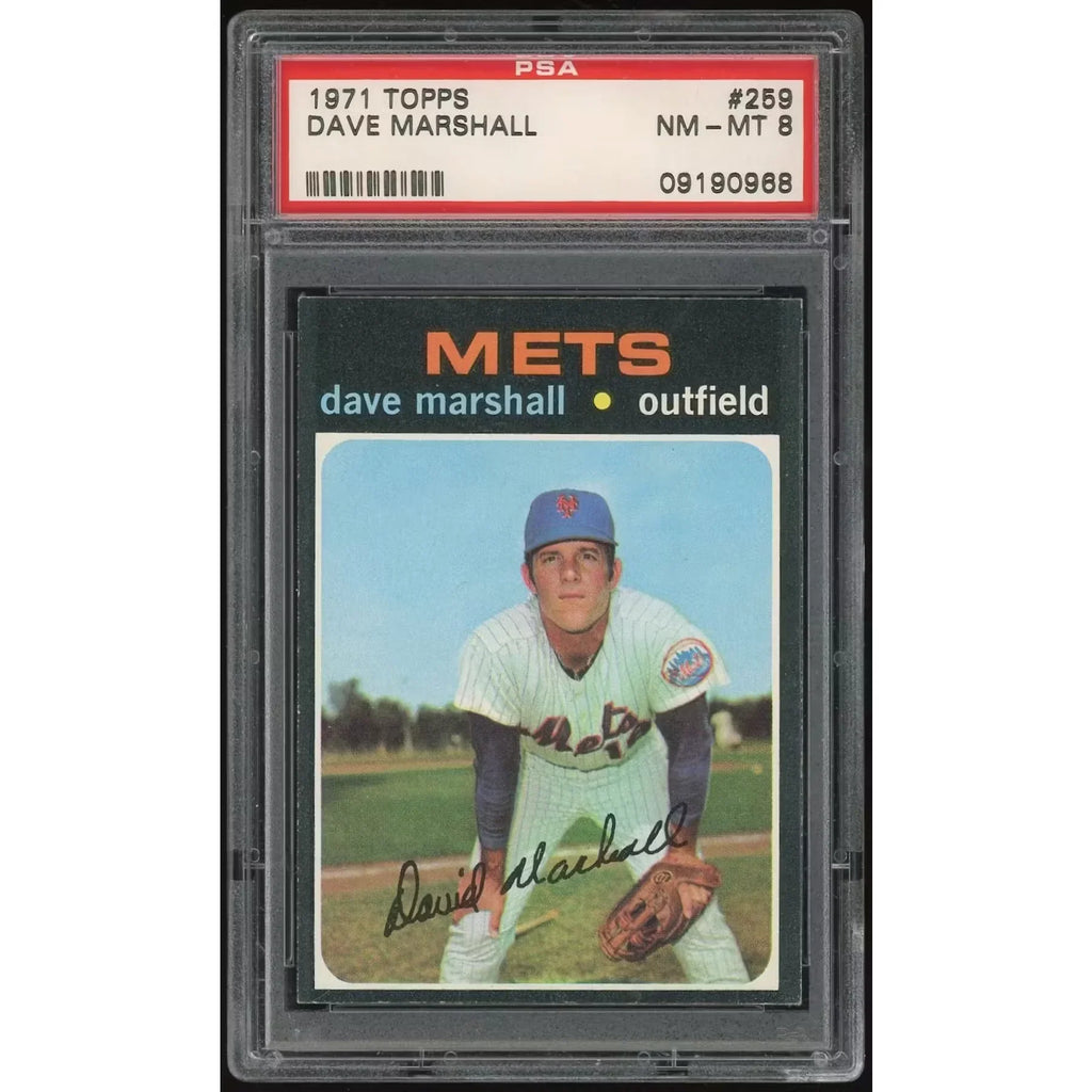 Dave Marshall 1971 Topps #259 Baseball Card | PSA 8