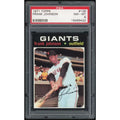 Frank Johnson 1971 Topps #128 Baseball Card | PSA 8
