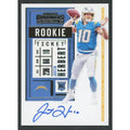 Justin Herbert Signed 2020 Panini Contenders Rookie Ticket Card #104