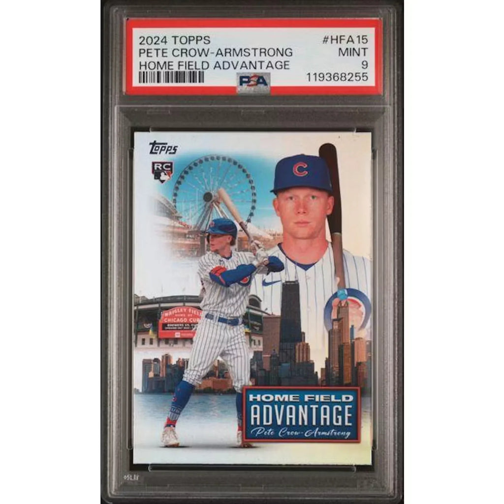 Pete Crow-Armstrong 2024 Topps Home Field Advantage Rookie #HFA-15 | PSA 9