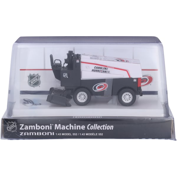 Sebastian Aho Carolina Hurricanes Autographed Fanatics Authentic 1:43 Scale Die-Cast Zamboni