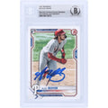 Alec Bohm Signed 2021 Bowman #2 Rookie Card | Authenticated