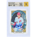 Alec Bohm Signed 2021 Topps Heritage New Age Performers Rookie Card | Grade 9.5