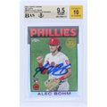 Alec Bohm Signed 2021 Topps Chrome '86 Topps Rookie Card | Beckett 9.5