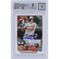 Adley Rutschman Signed 2023 Topps Series One #250 Rookie Card | Graded 9