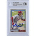 Alec Bohm Signed 2021 Topps Series 1 Rookie #T92 Card | Beckett Authenticated
