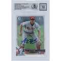 Alec Bohm Signed 2018 Bowman Chrome Draft Refractor #BDC-25 | Graded 10