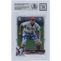 Alec Bohm Signed 2018 Bowman Chrome Draft #BDC-25 | Beckett 10