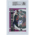 Aaron Rodgers Signed 2023 Panini Mosaic Men of Mastery Purple #MM-4 #/49 | Beckett Authent