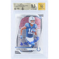 Adonai Mitchell Signed 2024 Panini Prizm #303 Rookie Card | Beckett 9.5