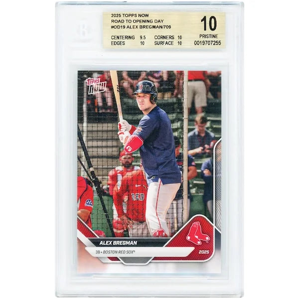 Alex Bregman 2025 Topps Now Road to Opening Day #OD-19 | BGS 10