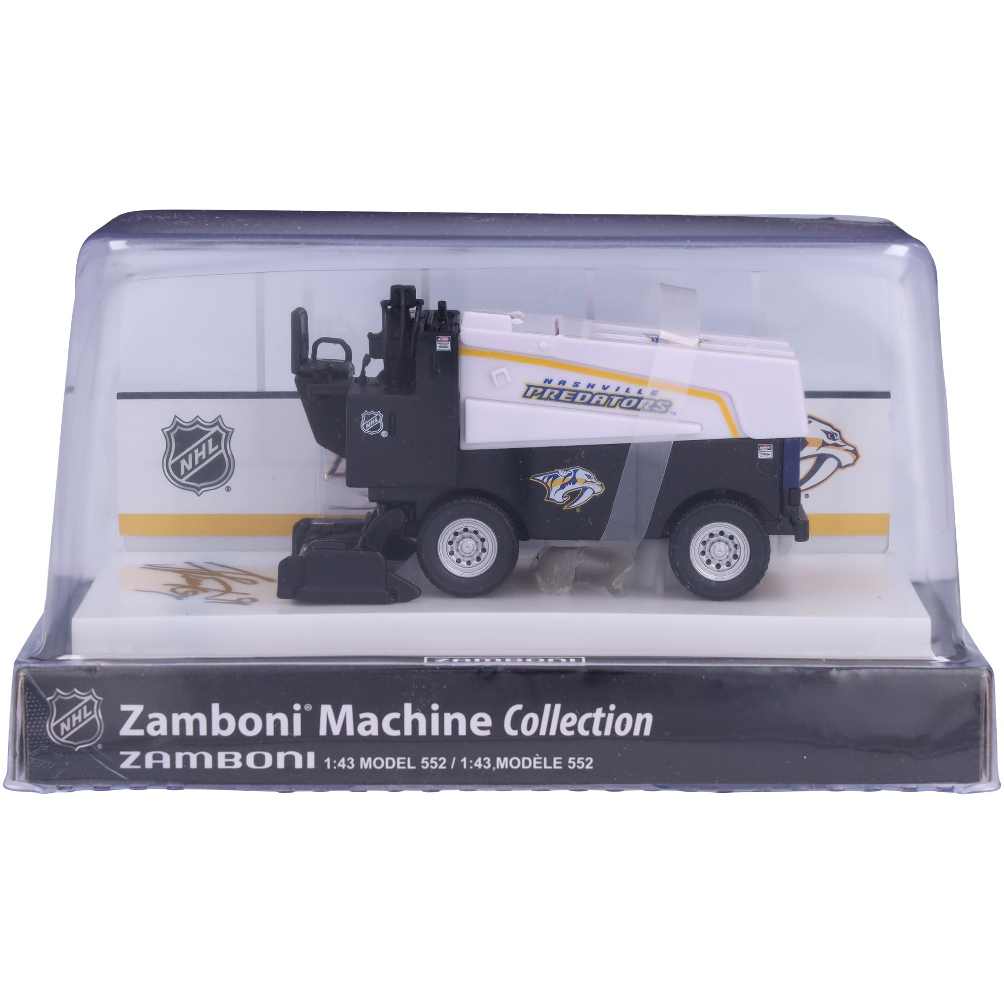 Steven Stamkos Nashville Predators Autographed Fanatics Authentic 1:43 Scale Die-Cast Zamboni