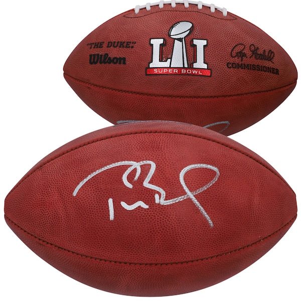 Tom Brady New England Patriots Fanatics Authentic Super Bowl LI Champions Autographed Super Bowl LI Pro Football