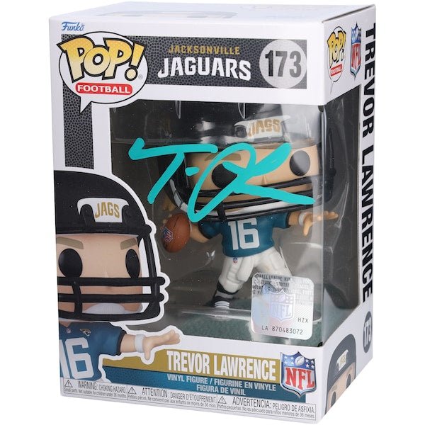 Trevor Lawrence Jacksonville Jaguars Autographed Fanatics Authentic #173 Funko Pop!