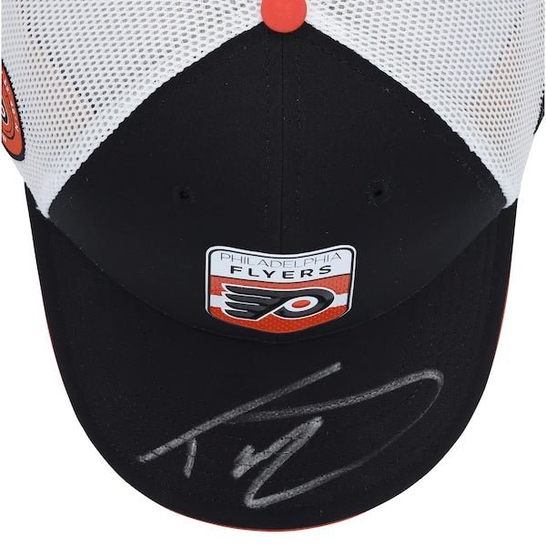 Trevor Zegras Philadelphia Flyers Autographed Fanatics Authentic Draft Fanatics Cap