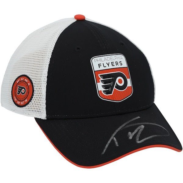 Trevor Zegras Philadelphia Flyers Autographed Fanatics Authentic Draft Fanatics Cap