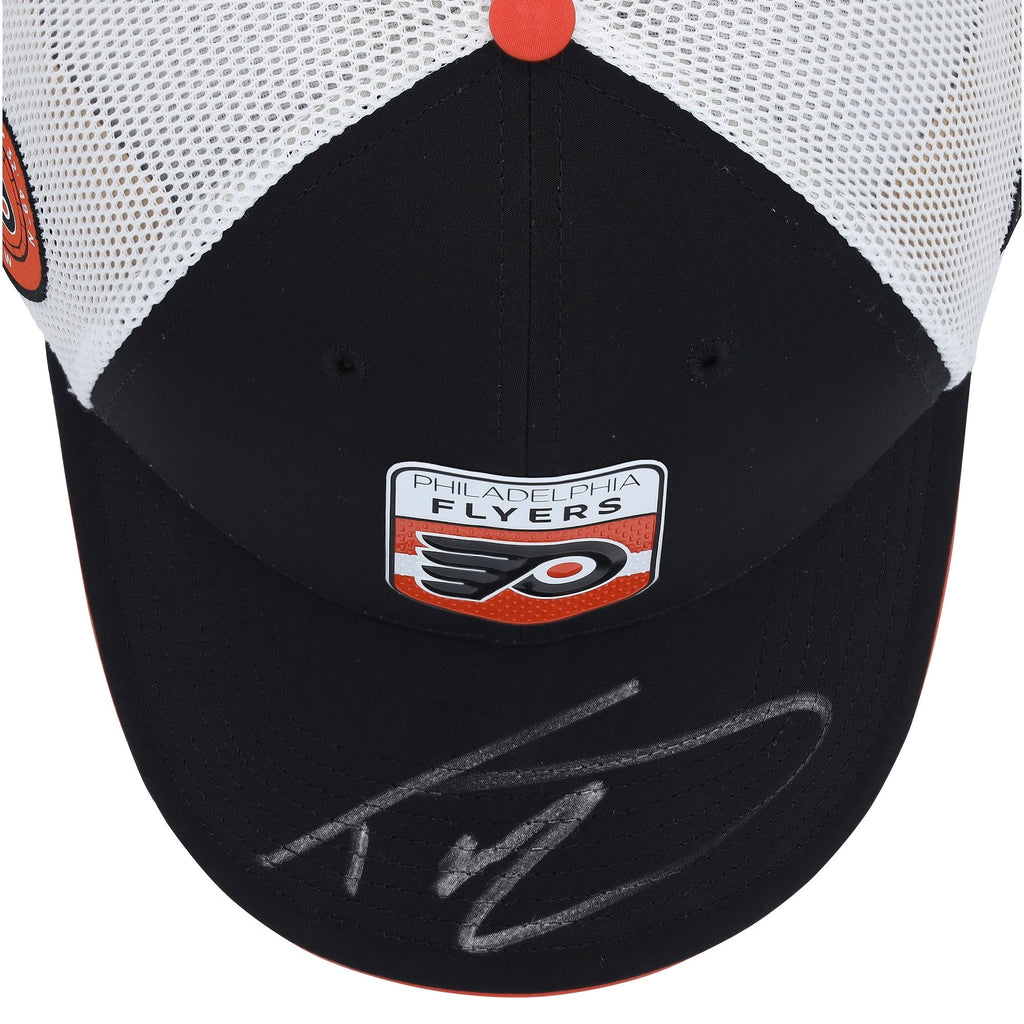 Trevor Zegras Philadelphia Flyers Autographed Fanatics Authentic Draft Fanatics Cap