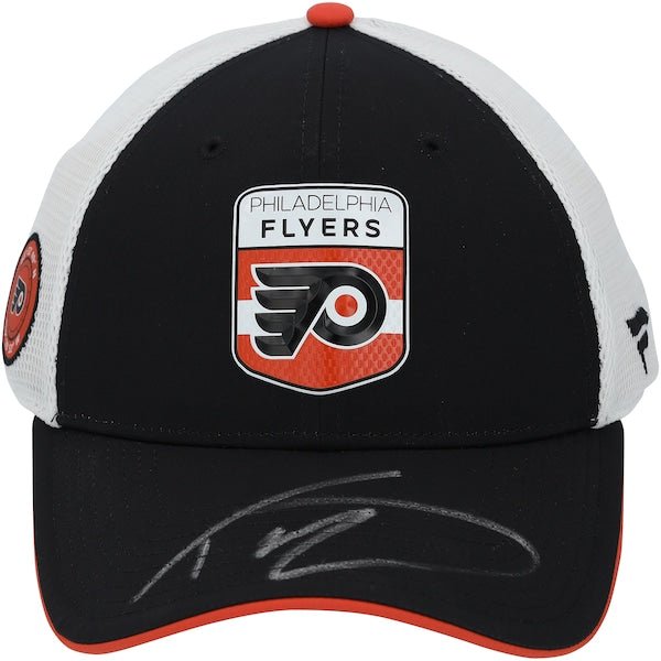 Trevor Zegras Philadelphia Flyers Autographed Fanatics Authentic Draft Fanatics Cap