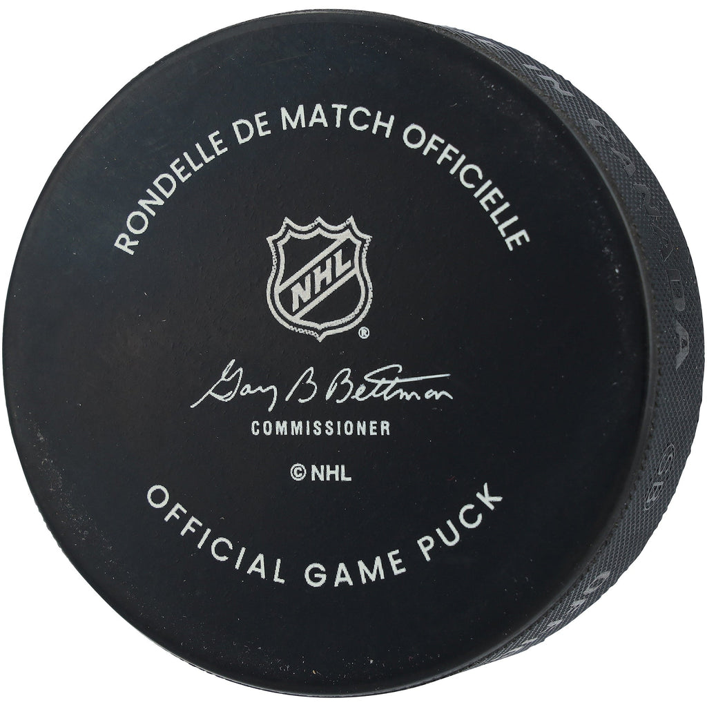 Trevor Zegras Philadelphia Flyers Autographed Fanatics Authentic Official Game Puck