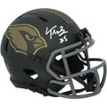 Trey McBride Arizona Cardinals Autographed Fanatics Authentic Riddell 2025 Salute To Service Speed Mini Helmet
