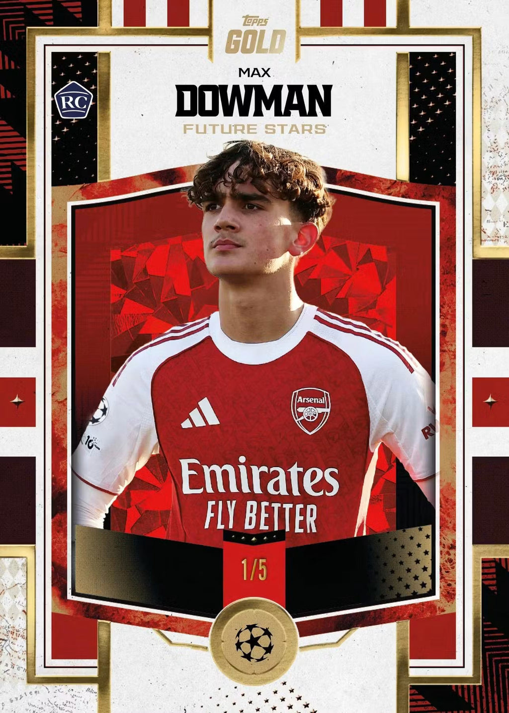 2025-26 Topps Gold UEFA Club Competitions Soccer Hobby Trading Cards LV