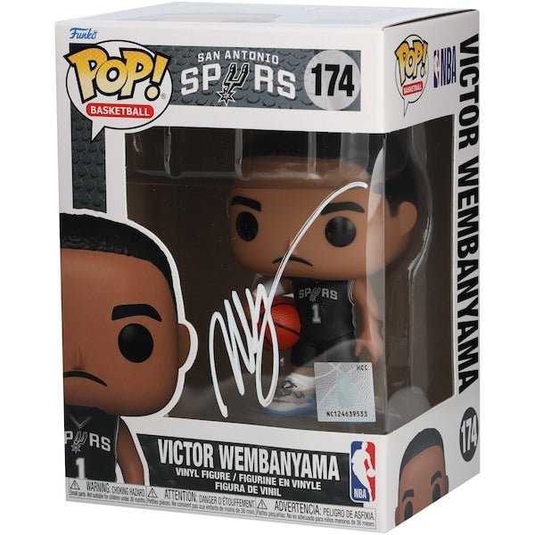 Victor Wembanyama San Antonio Spurs Autographed Fanatics Authentic #174 Funko POP! Figurine