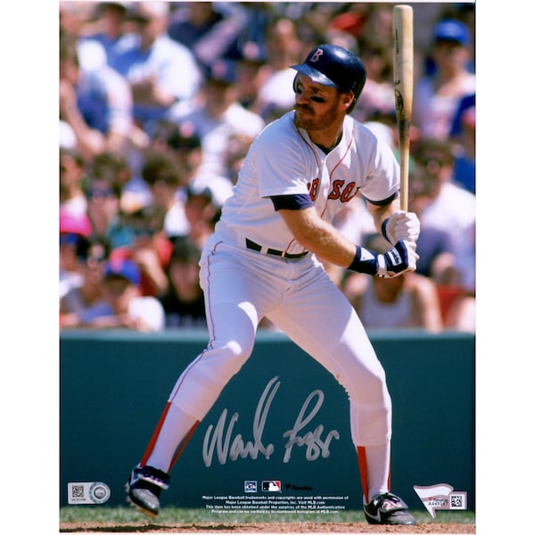 Wade Boggs Boston Red Sox Fanatics Authentic Autographed 8" x 10" Hitting Photograph