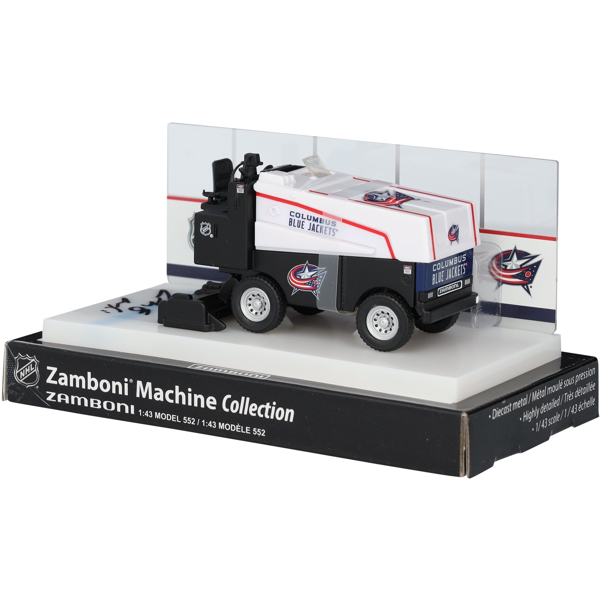 Zach Werenski Columbus Blue Jackets Autographed Fanatics Authentic 1:43 Scale Die-Cast Zamboni